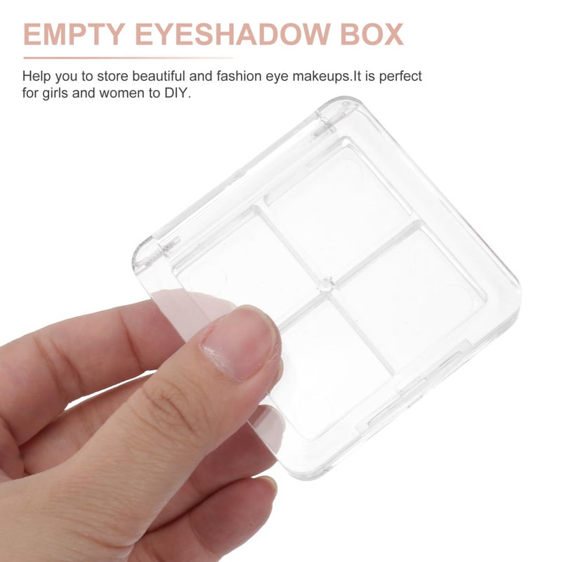 Beaupretty Empty Lipstick Paletteï¼Œ2 Pieces Empty Lipstick Box DIY Eyeshadow Powder Blush Palette Highlighters Container Eyeshadow Pan Makeup for Women - Image 5